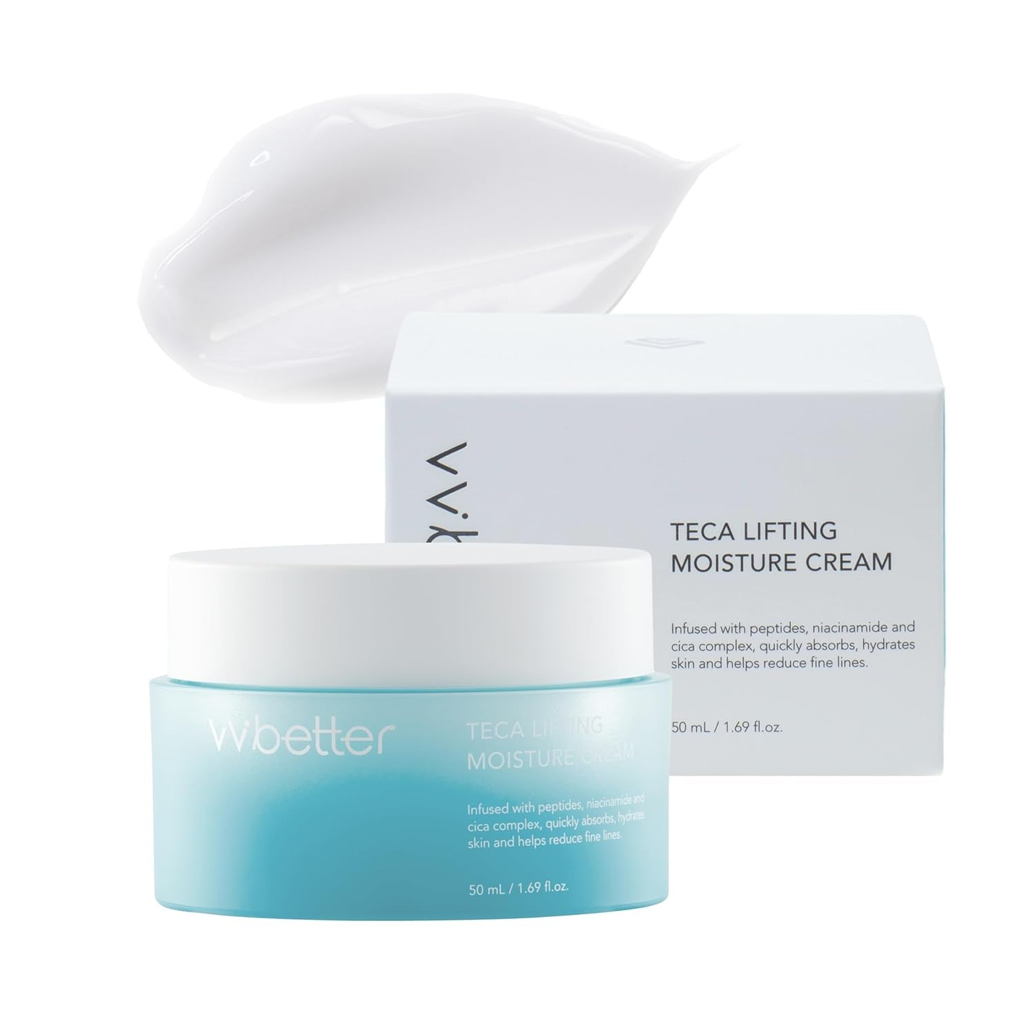 Crema hidratante facial intensiva con extracto de centella asiática, reafirmante e iluminadora, con adenosina y niacinamida, cuidado de la piel coreano - 50 ml