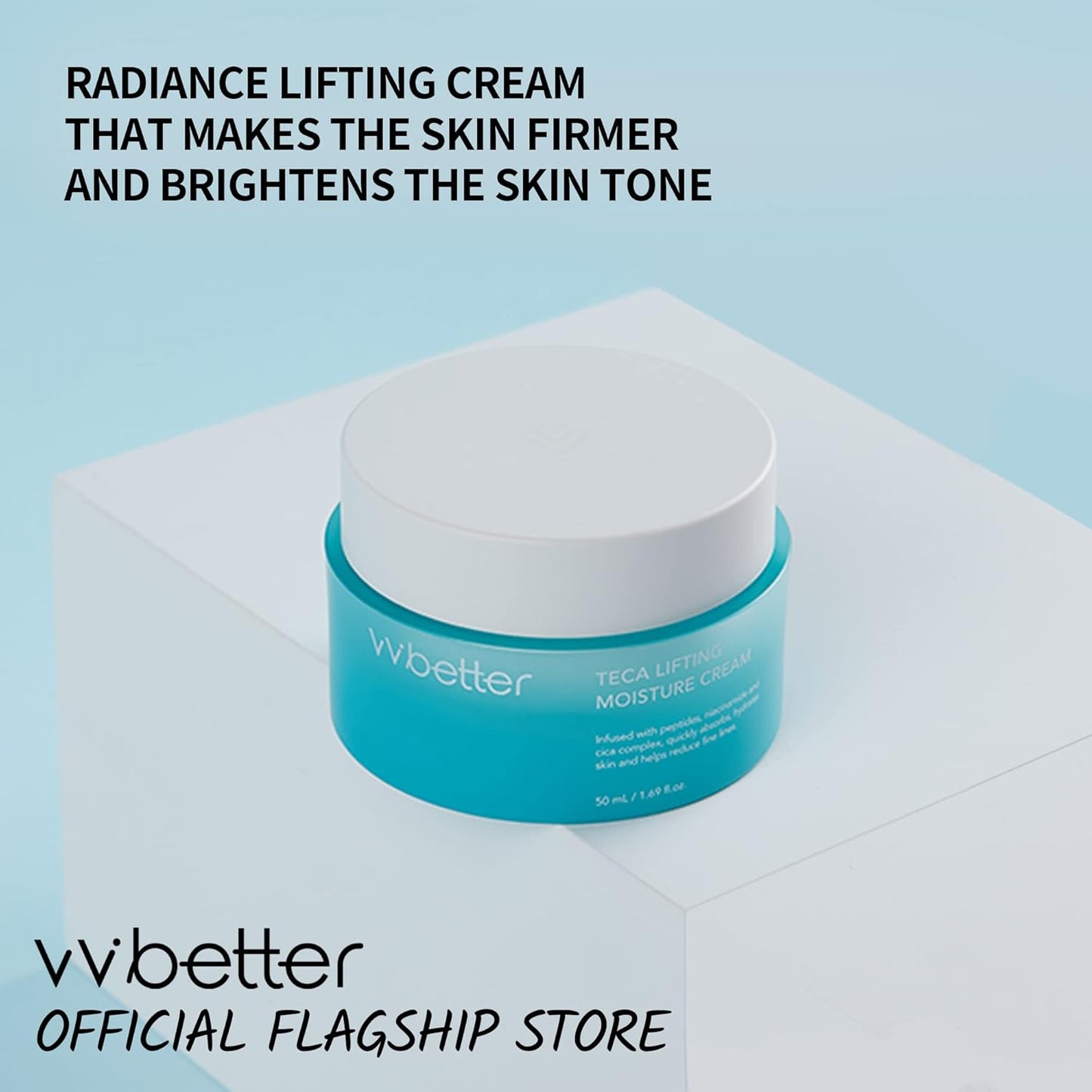 Crema hidratante facial intensiva con extracto de centella asiática, reafirmante e iluminadora, con adenosina y niacinamida, cuidado de la piel coreano - 50 ml