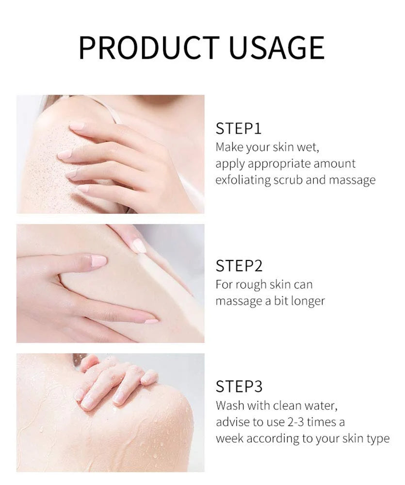 Shea Butter Face Exfoliating Scrub Cream Clean Cuticle Smooth Moisturizing, Mild Exfoliating for Dryness, Rough Granules, Ance & Pimple and Darkness