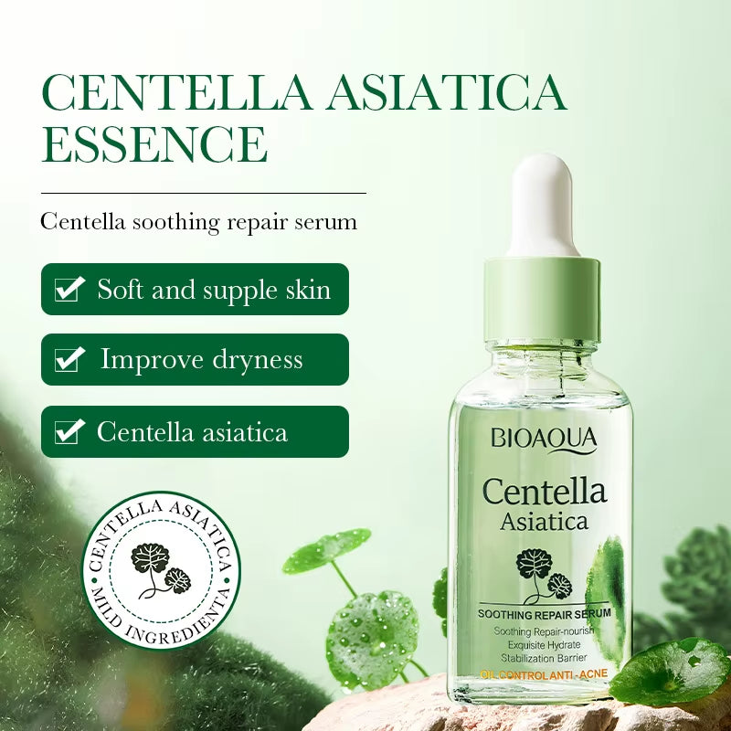 BIOAQUA Centella Asiatica Skin Care Sets Moisturizing Face Serum anti Dark Circles Eye Bags Eye Cream Travel Size Skin Care